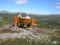 Fra Hassellinds utsiktsbenk 2015. Foto: Helge Braadland    